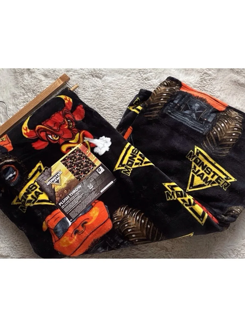 Monster Jam Soft El Toro Loco Plush Throw Blanket 50